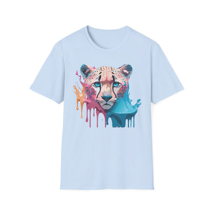 Unisex Cheetah Tee Softstyle Gildan 64000 100 Percent Cotton