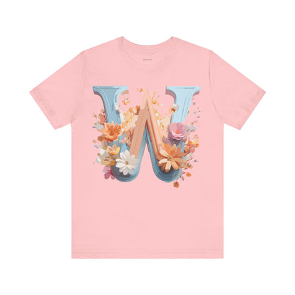 Natural Cotton Tee Shirt - Letters Collection - W Printify