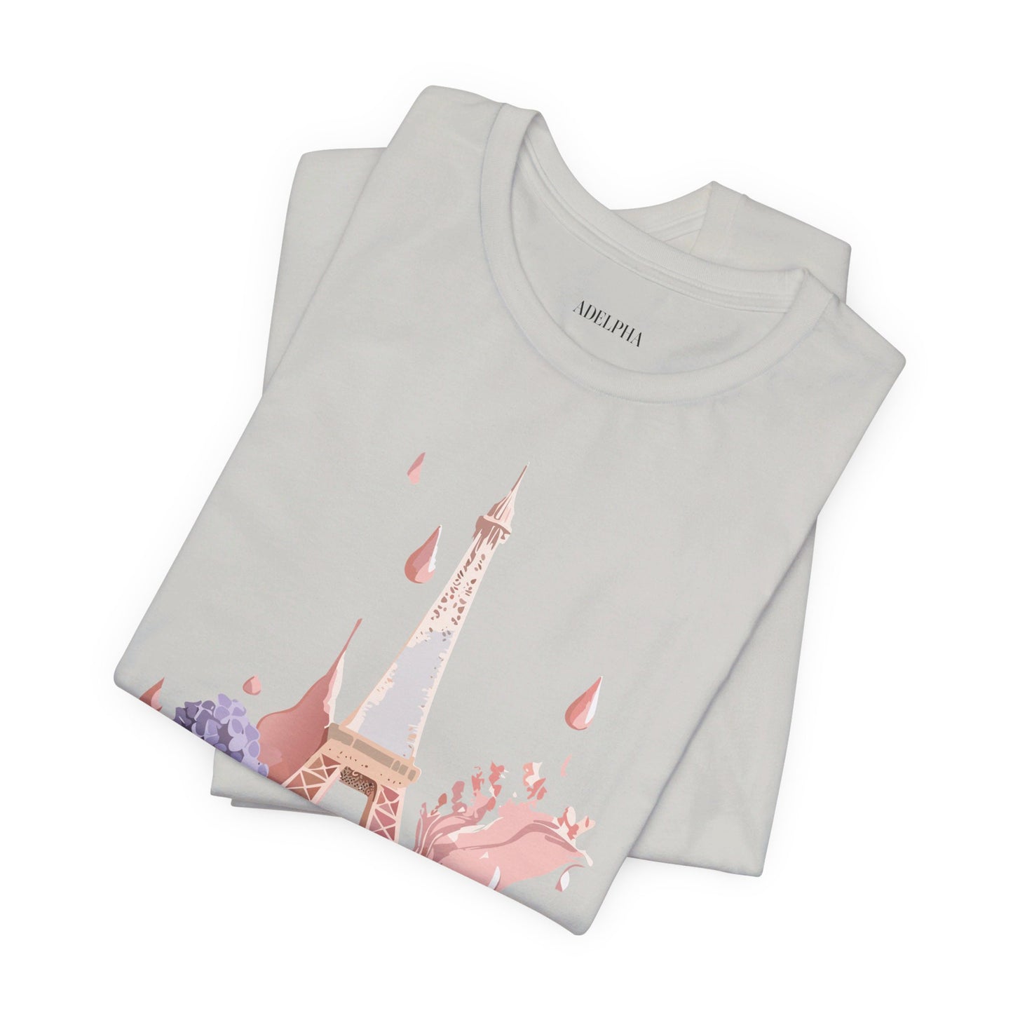 Natural Cotton Tee Shirt - Beautiful Places Collection - Paris