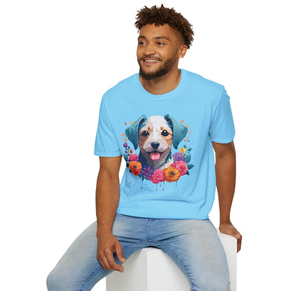 Dog Shirt Unisex Animal Short Sleeve Tee Gildan Softstyle 64000 Cotton Tee