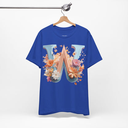 Natural Cotton Tee Shirt - Letters Collection - W Printify
