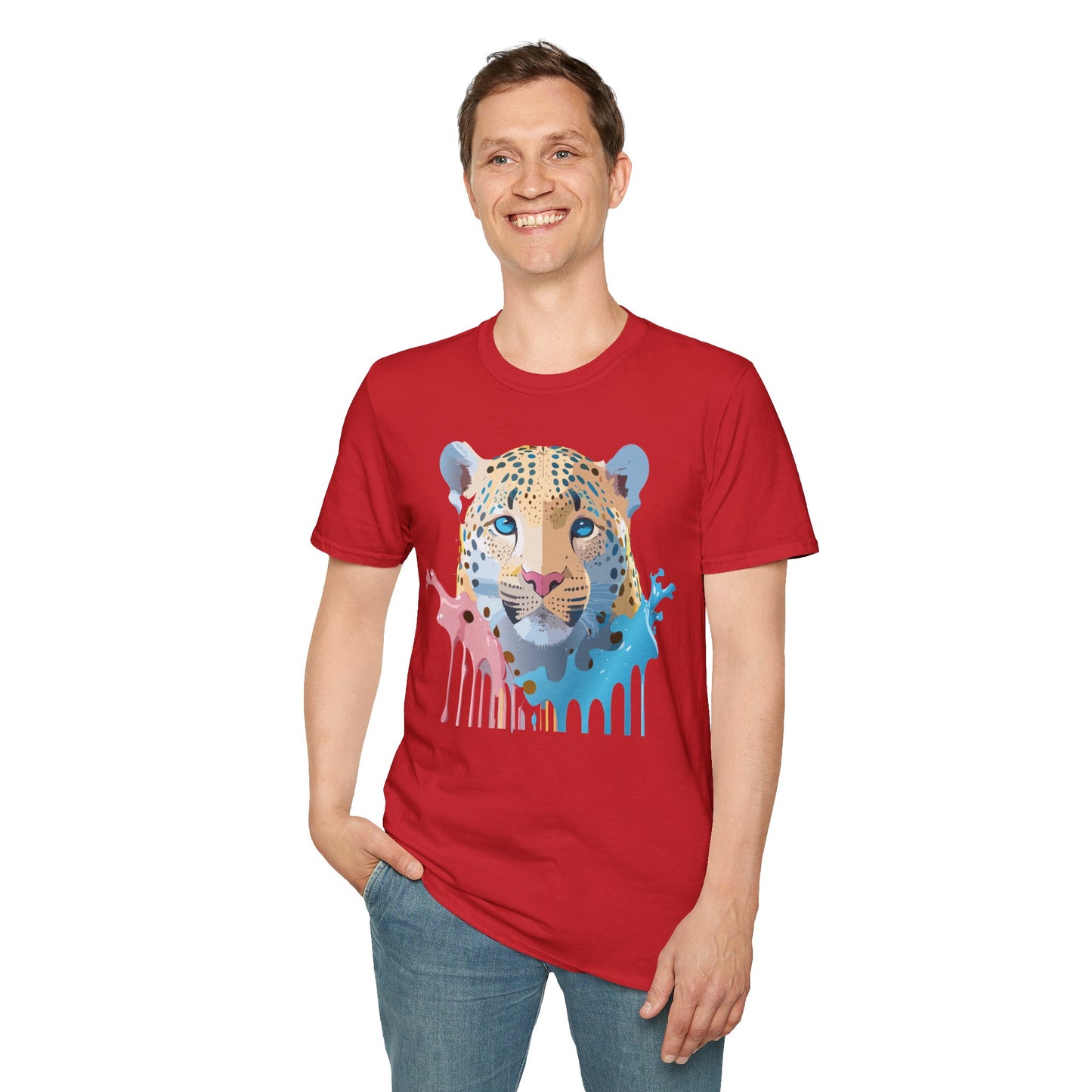 Cheetah Shirt, Shirt with Cheetah, Cheetah Tee, Shirt with Animals