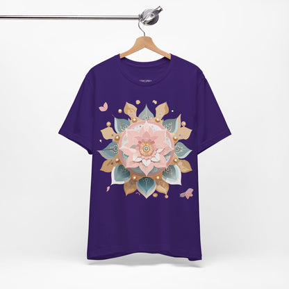 Natural Cotton Tee Shirt - Medallion Collection Printify