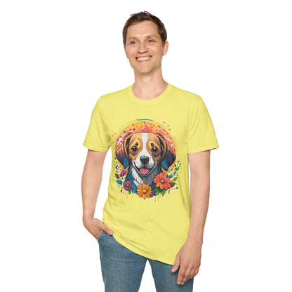 Dog Shirt Unisex Animal Tee Gildan 64000 Softstyle Ring Spun Cotton
