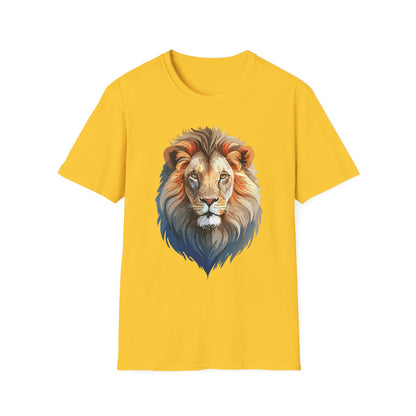 Gildan Lion Graphic Short Sleeve Softstyle Tee 100 Percent Cotton