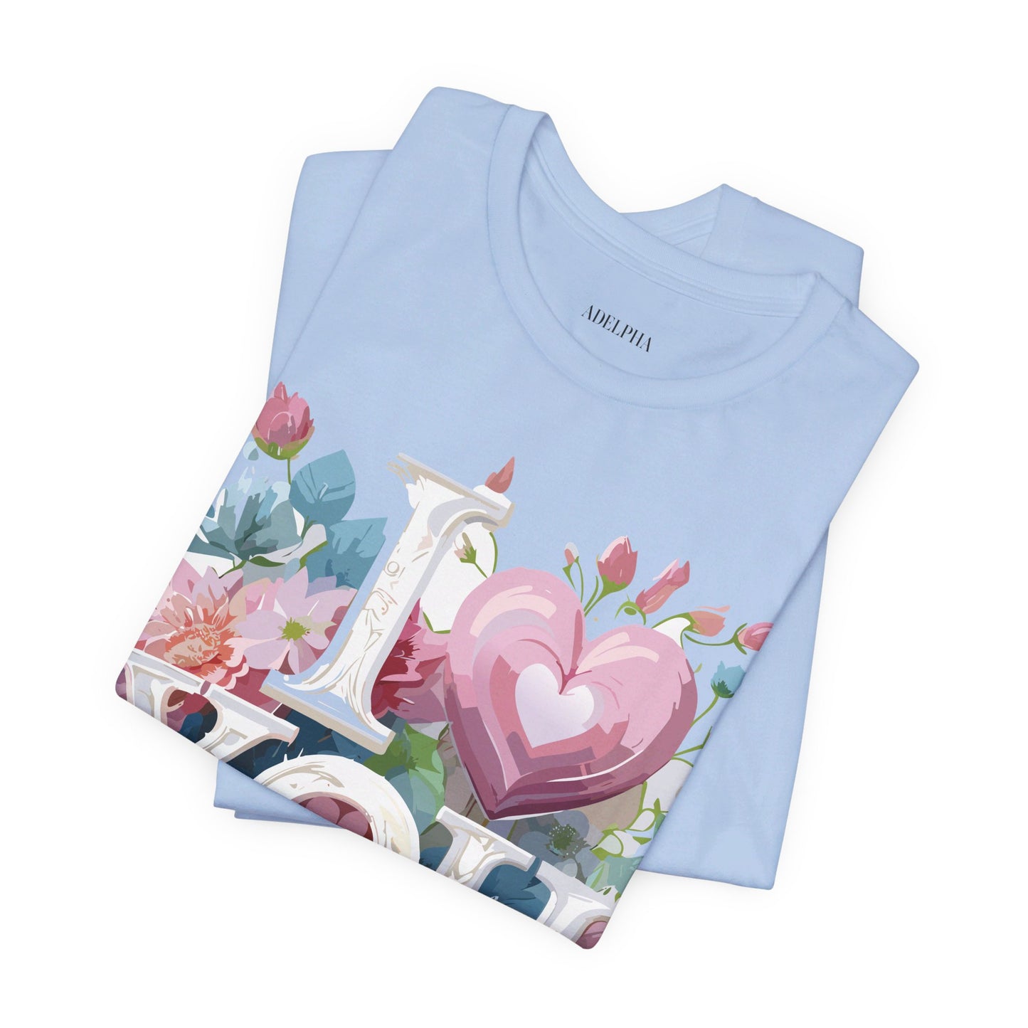 Natural Cotton Tee Shirt - Love story Collection