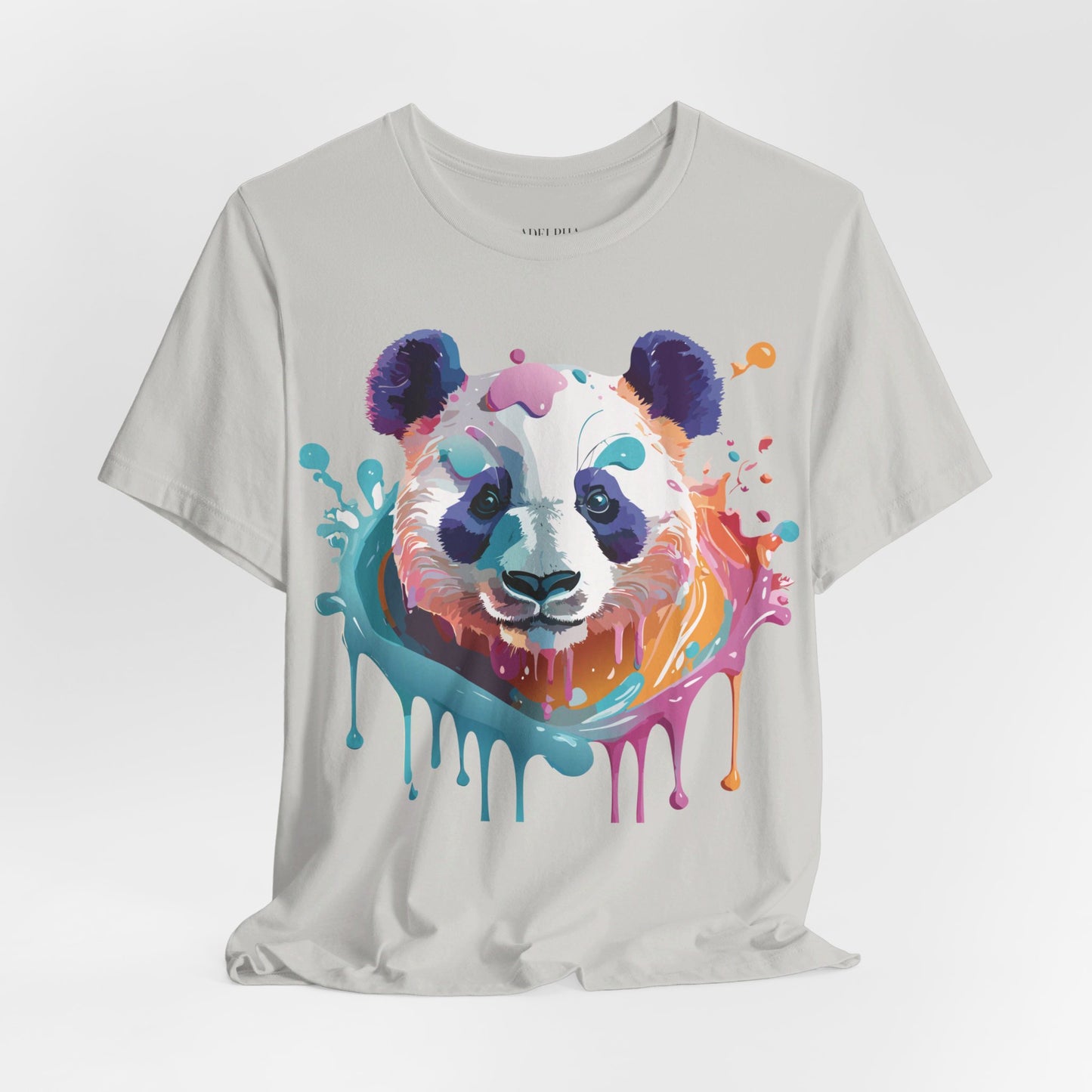 T-shirt en coton naturel avec panda