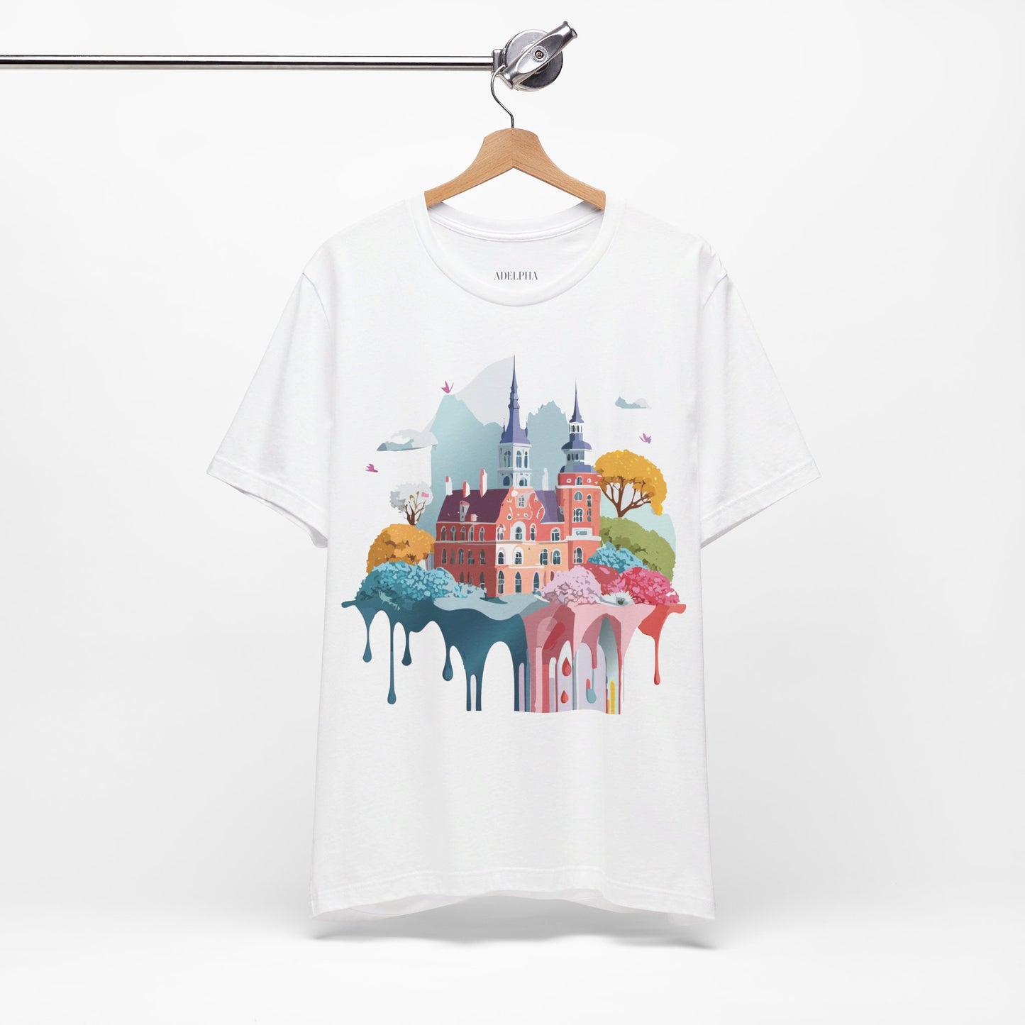 Natural Cotton Tee Shirt - Beautiful Places Collection - Warnemünde and Rostock - Germany