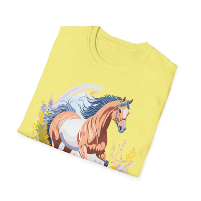Horse Shirt Unisex Gildan Softstyle Tee 100 Ring Spun Cotton