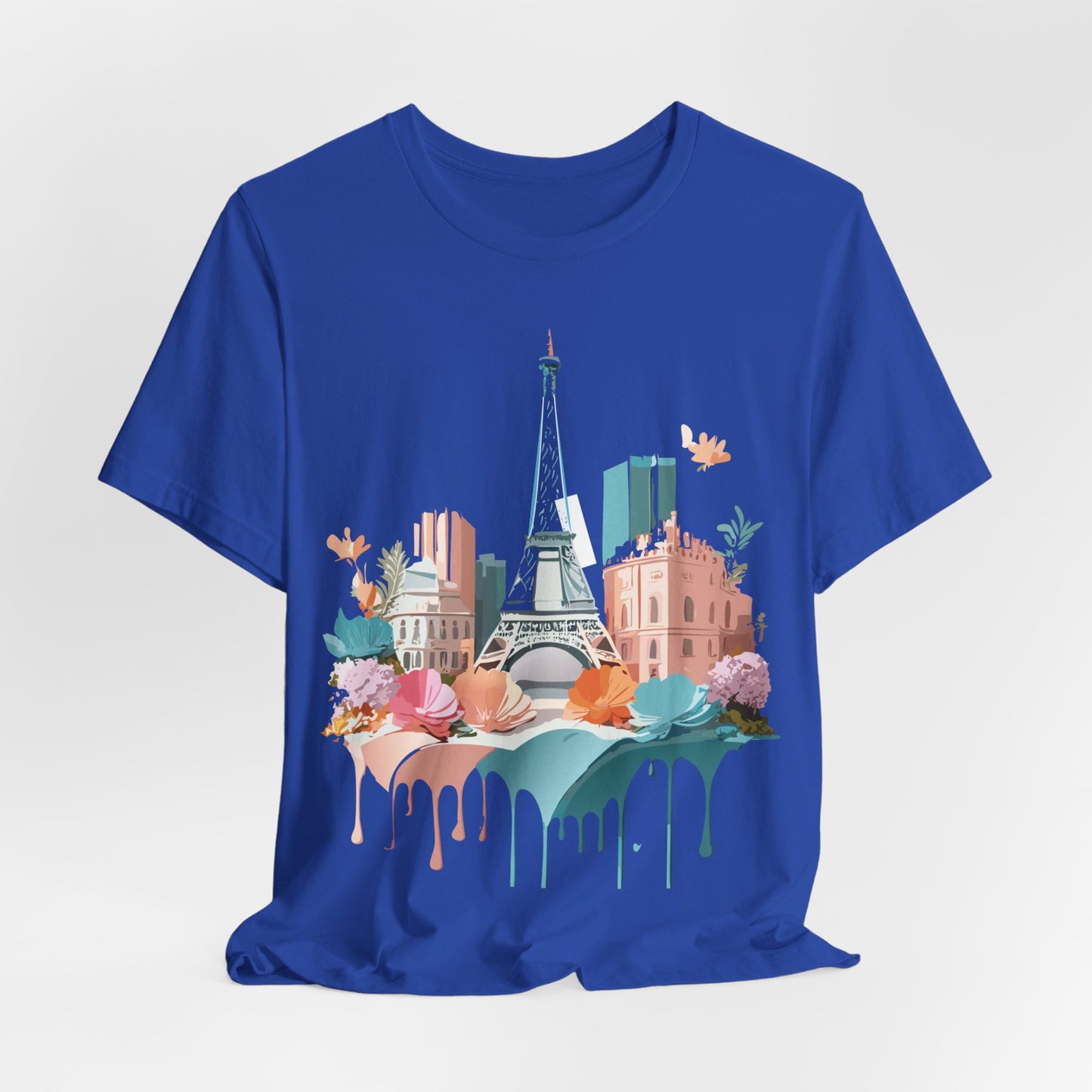 Natural Cotton Tee Shirt - Beautiful Places Collection - Paris