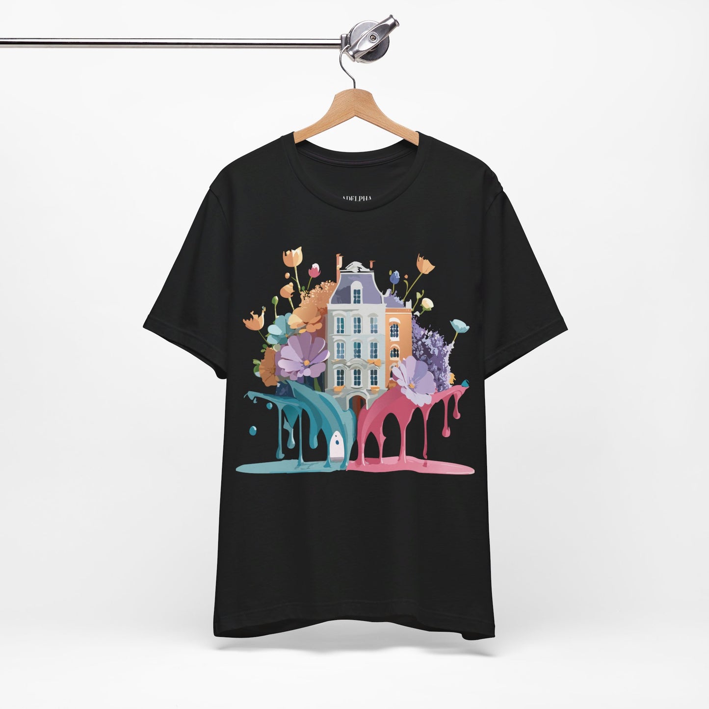 Natural Cotton Tee Shirt - Beautiful Places Collection - Amsterdam