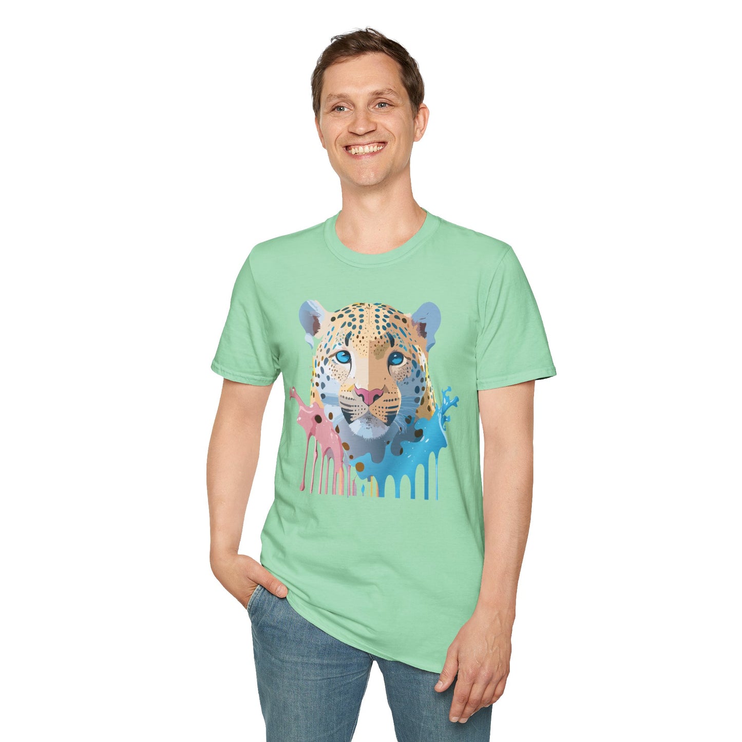 Cheetah Shirt, Shirt with Cheetah, Cheetah Tee, Shirt with Animals