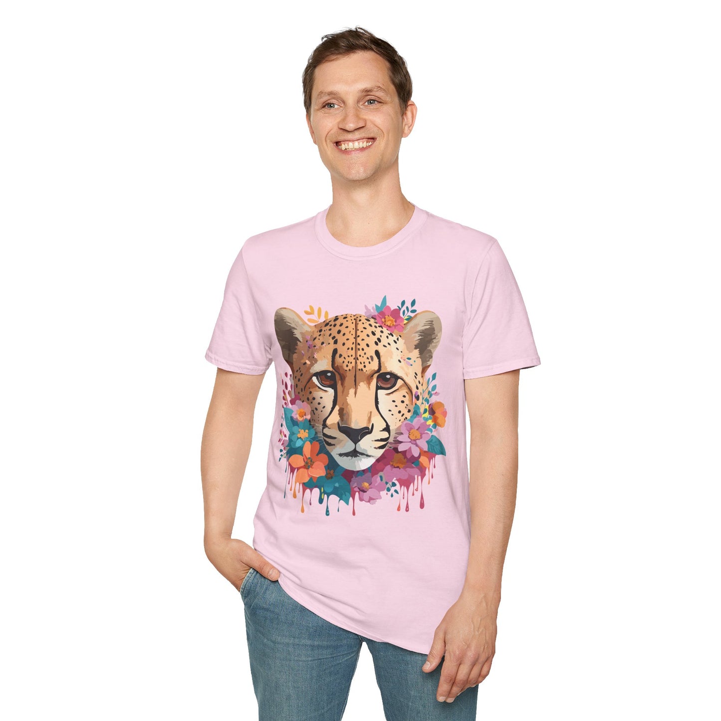 Cheetah Shirt, Shirt with Cheetah, Cheetah Tee, Shirt with Animals