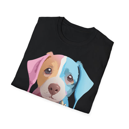 Unisex Dog Shirt Animal Tee Gildan Softstyle 64000 Cotton Tee