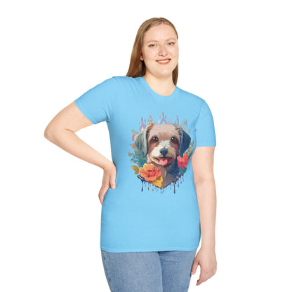 Dog Shirt Unisex Animal Tee Gildan Softstyle 64000 Short Sleeve Tee