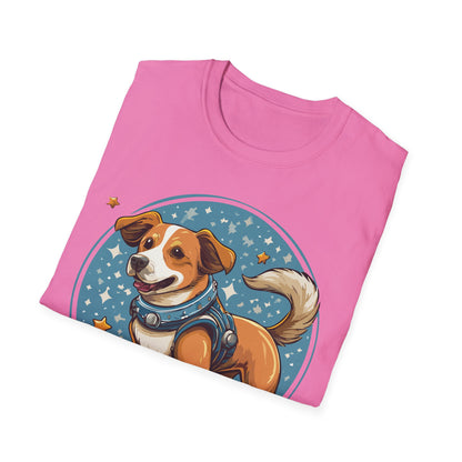 Unisex Dog And Animal Print Shirt Gildan Softstyle 64000 Tee