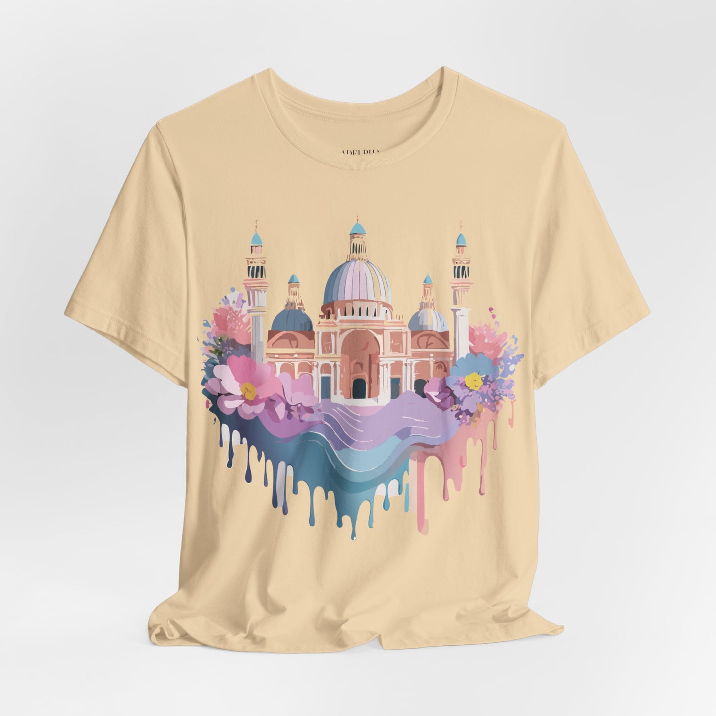 Natural Cotton Tee Shirt - Beautiful Places Collection - Venice