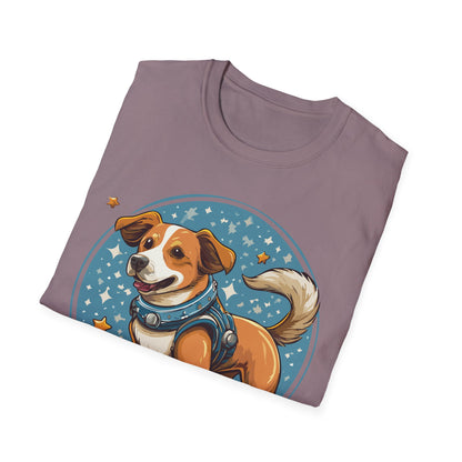 Unisex Dog And Animal Print Shirt Gildan Softstyle 64000 Tee