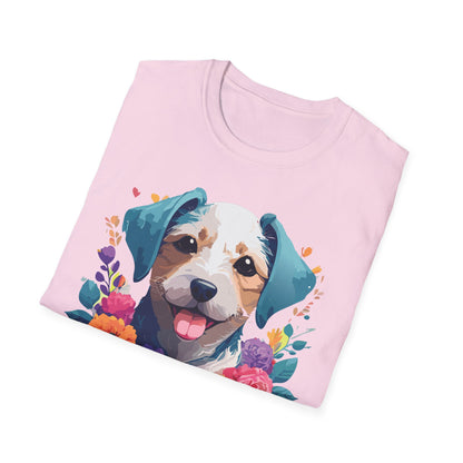 Dog Shirt Unisex Animal Tee Softstyle 64000 Gildan RingSpun Cotton
