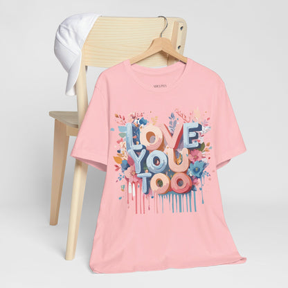 Natural Cotton Tee Shirt - Love story Collection Printify