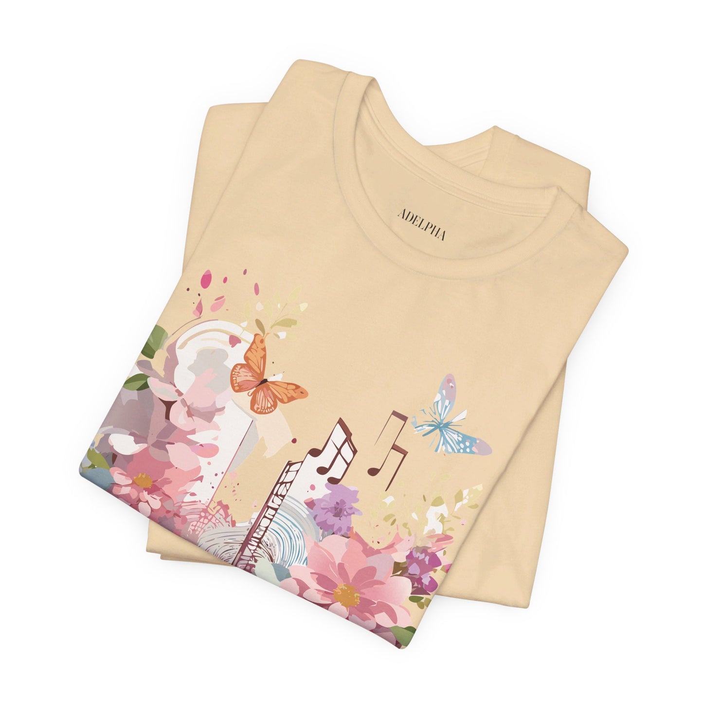 T-shirt en coton naturel - Collection Musique