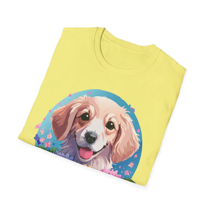 Unisex Dog Shirt Animal Tee Gildan Softstyle 64000 100 Percent Cotton