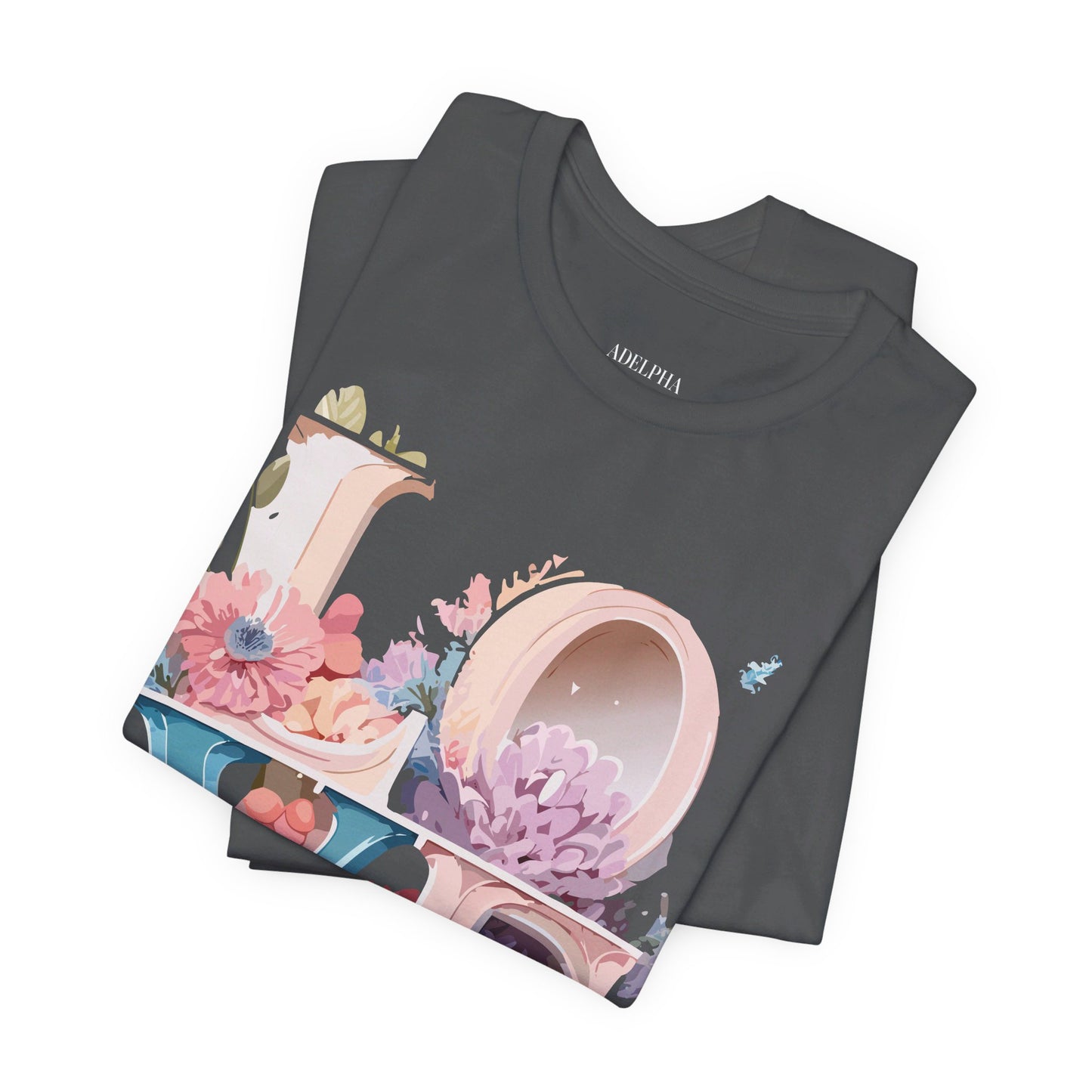 T-Shirt aus natürlicher Baumwolle – Love Story Collection