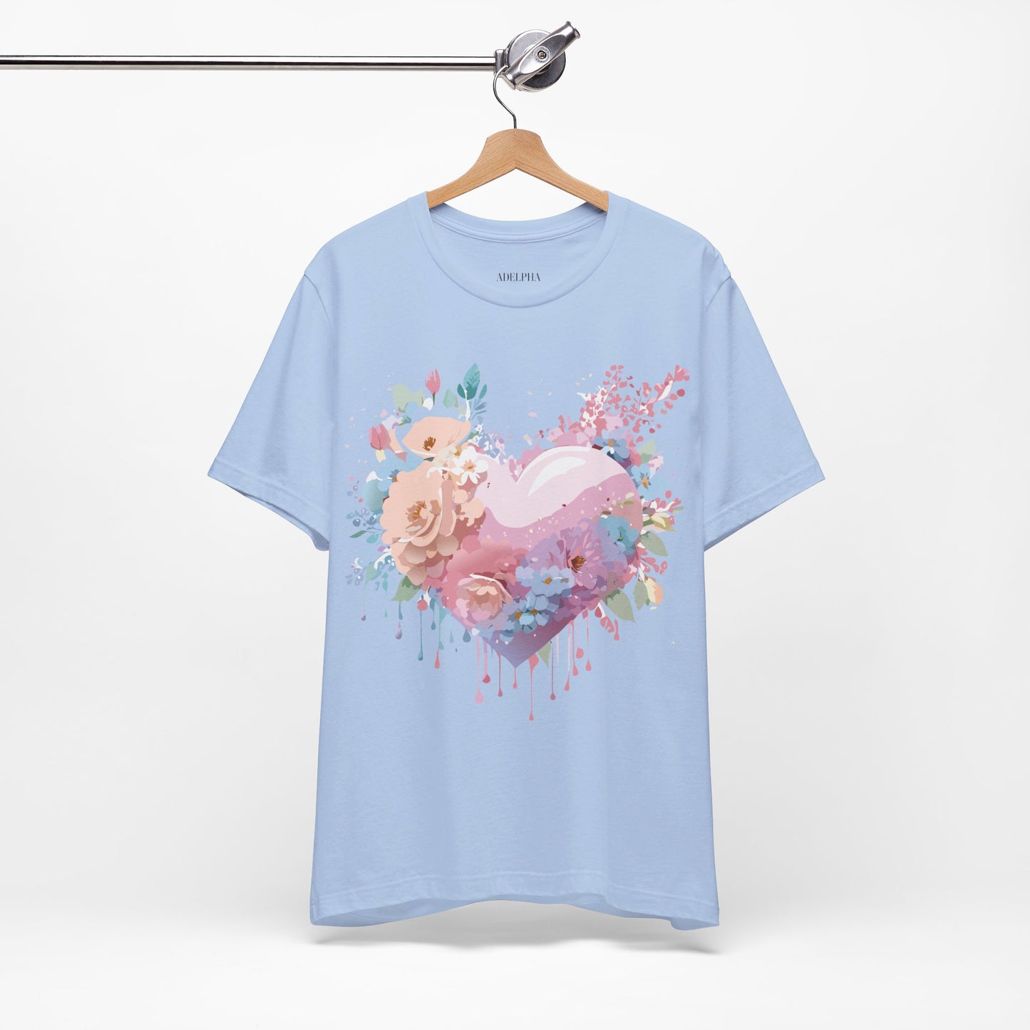 T-shirt en coton naturel - Collection Love story