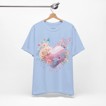 Natural Cotton Tee Shirt - Love story Collection Printify