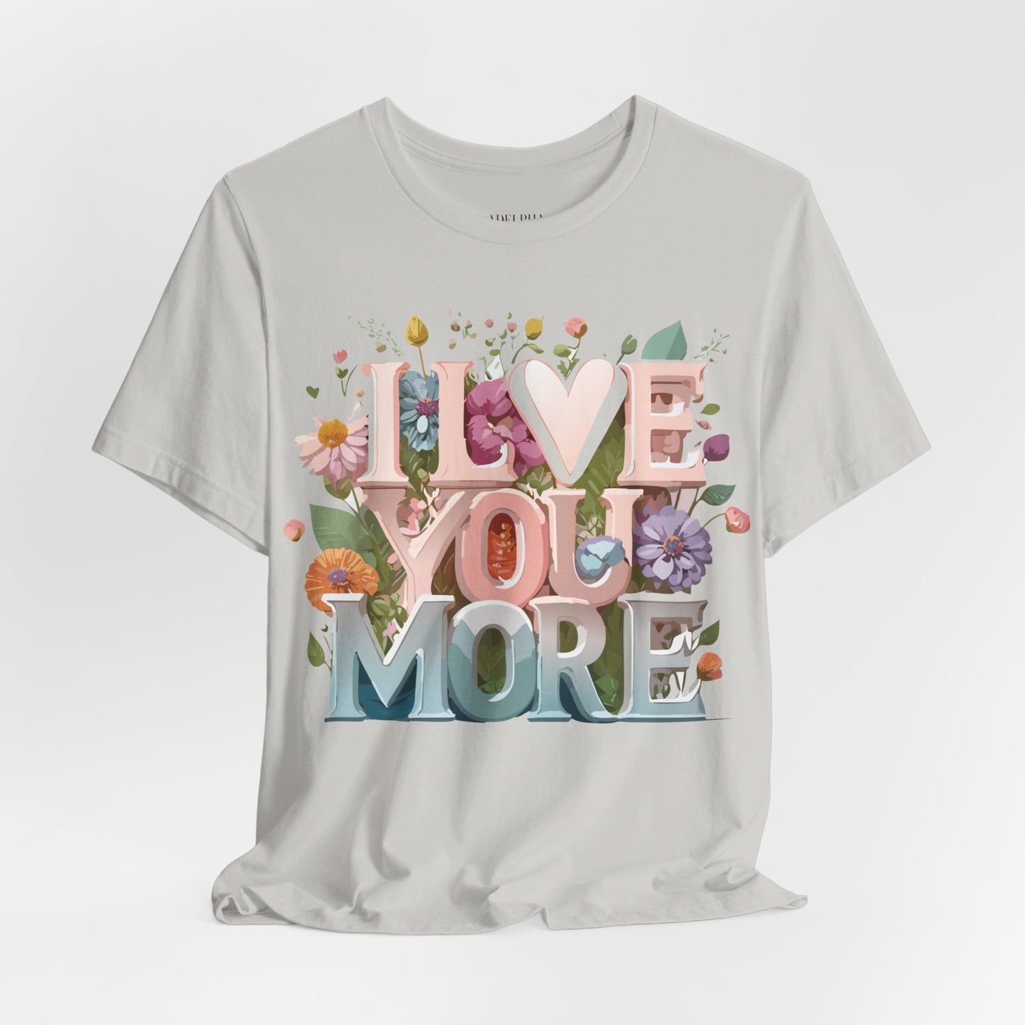 T-Shirt aus natürlicher Baumwolle – Love Story-Kollektion