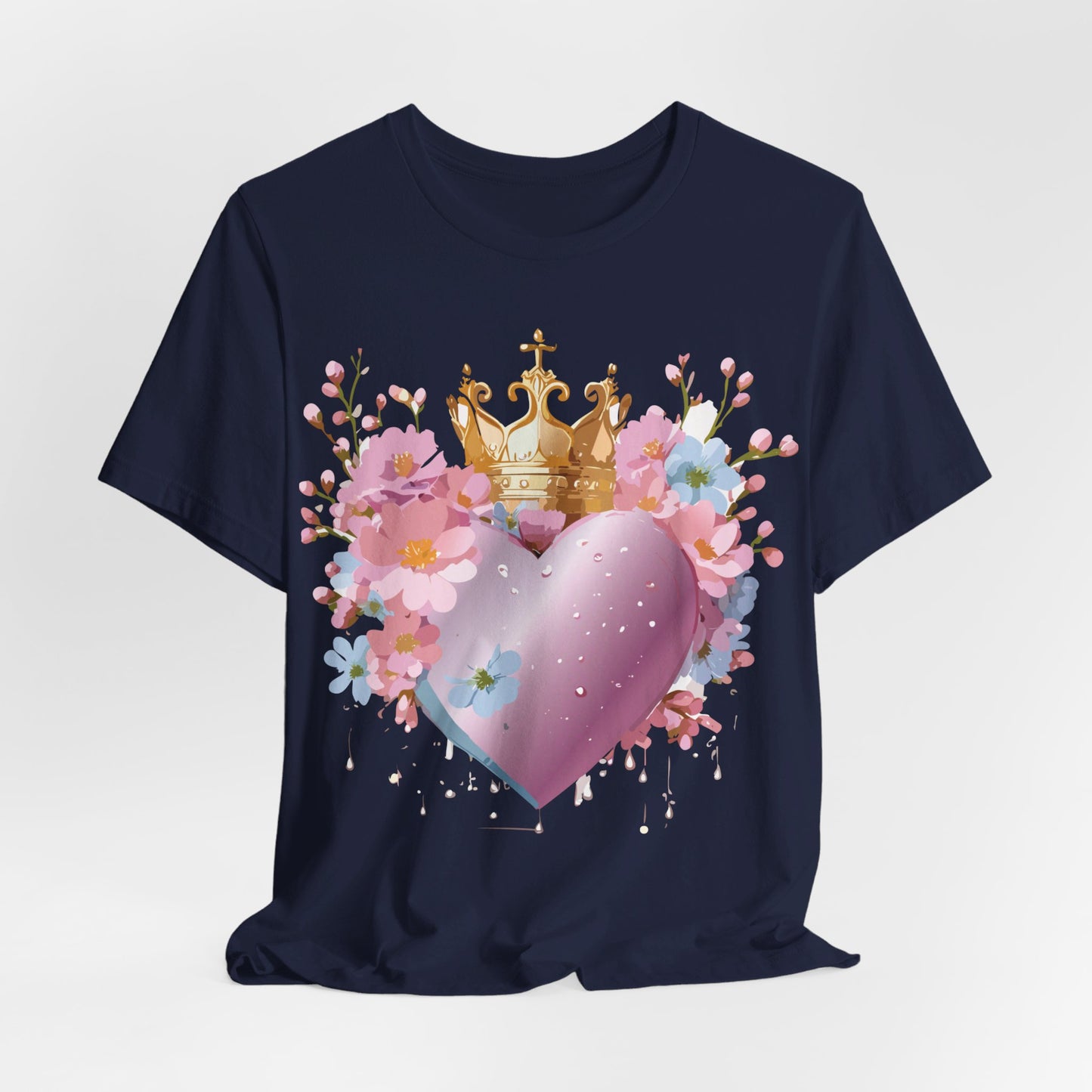 T-Shirt aus natürlicher Baumwolle – Love Story Collection