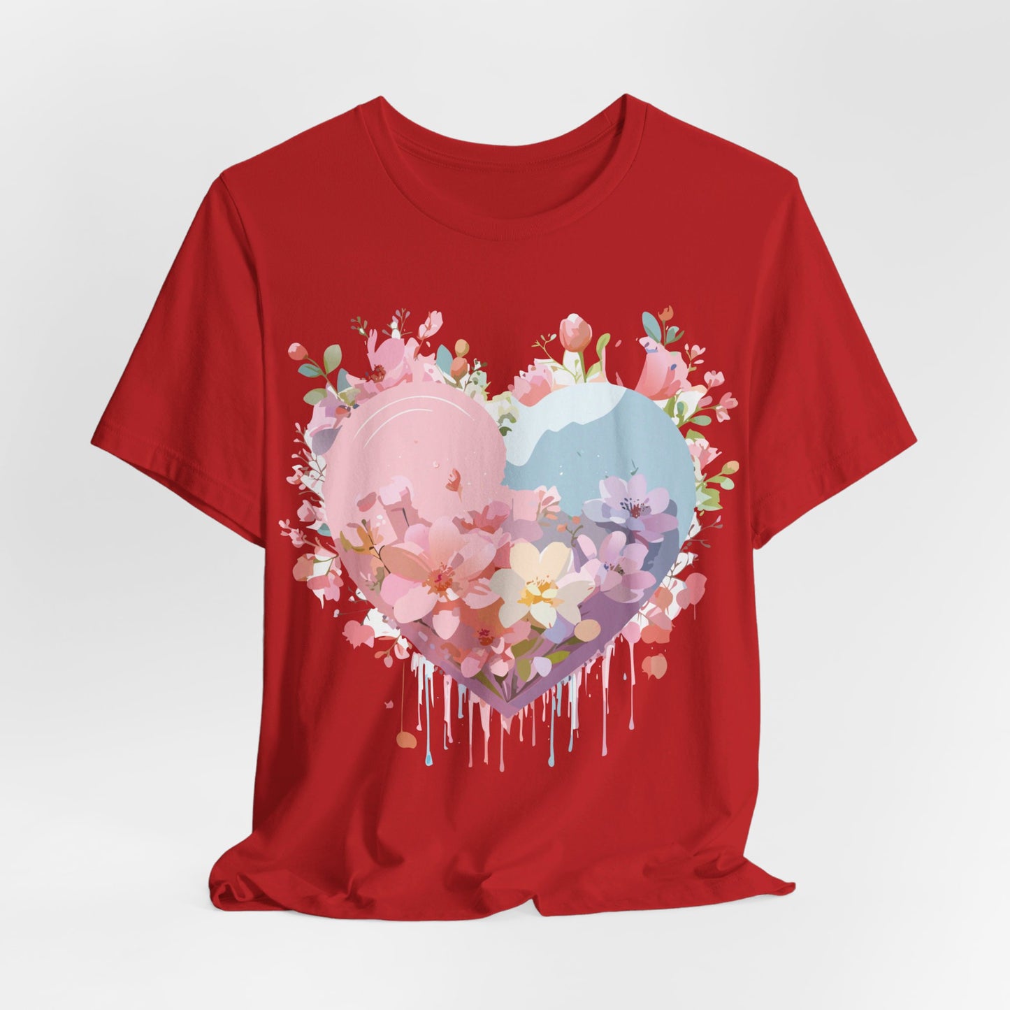 T-Shirt aus natürlicher Baumwolle – Love Story Collection