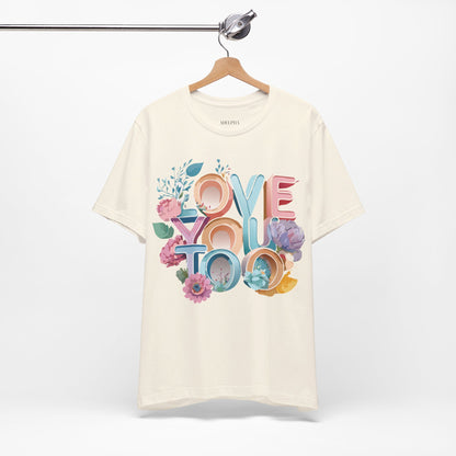 Natural Cotton Tee Shirt - Love story Collection Printify