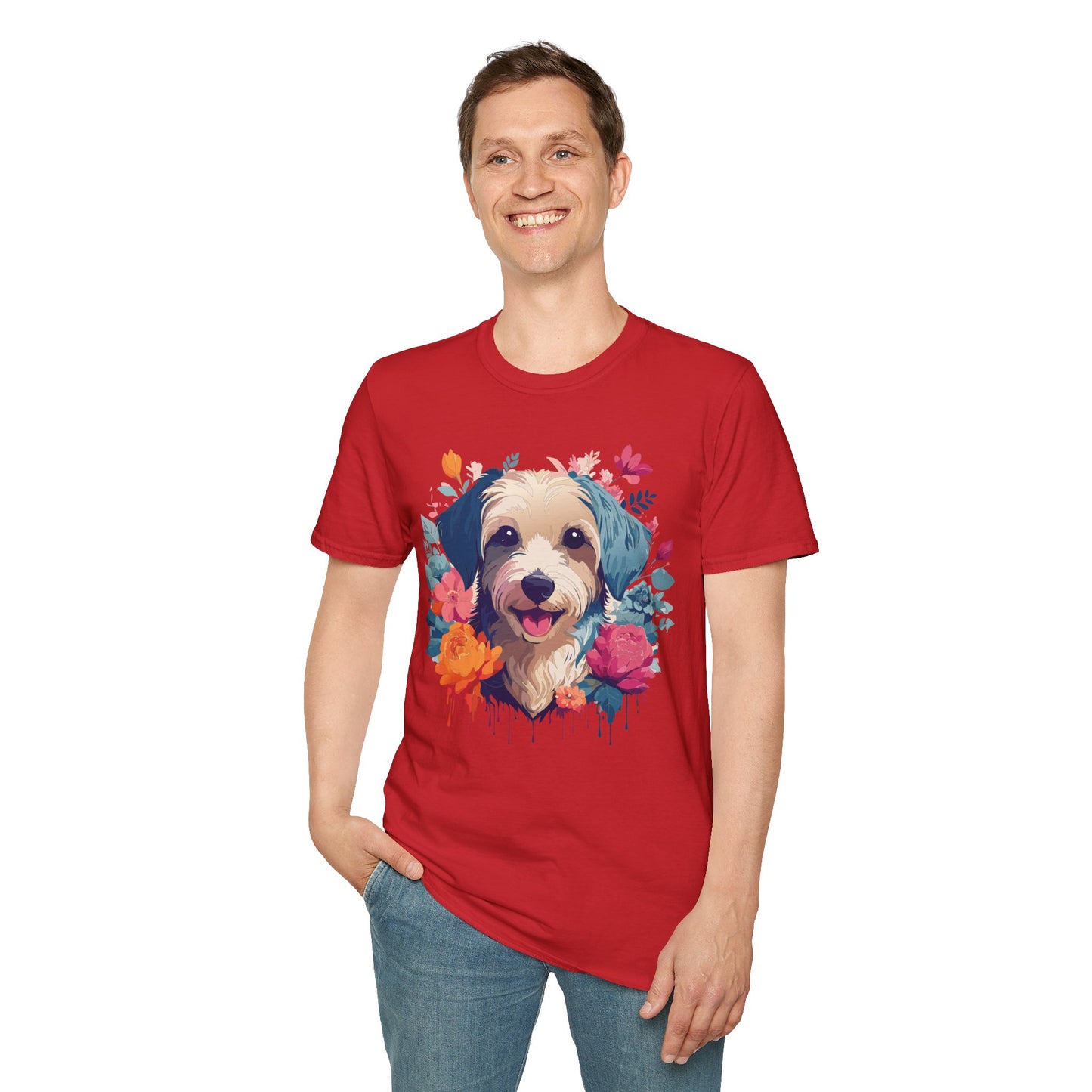 Dog Shirt, Shirt with Dog, Animal Tee, Shirt with Animals