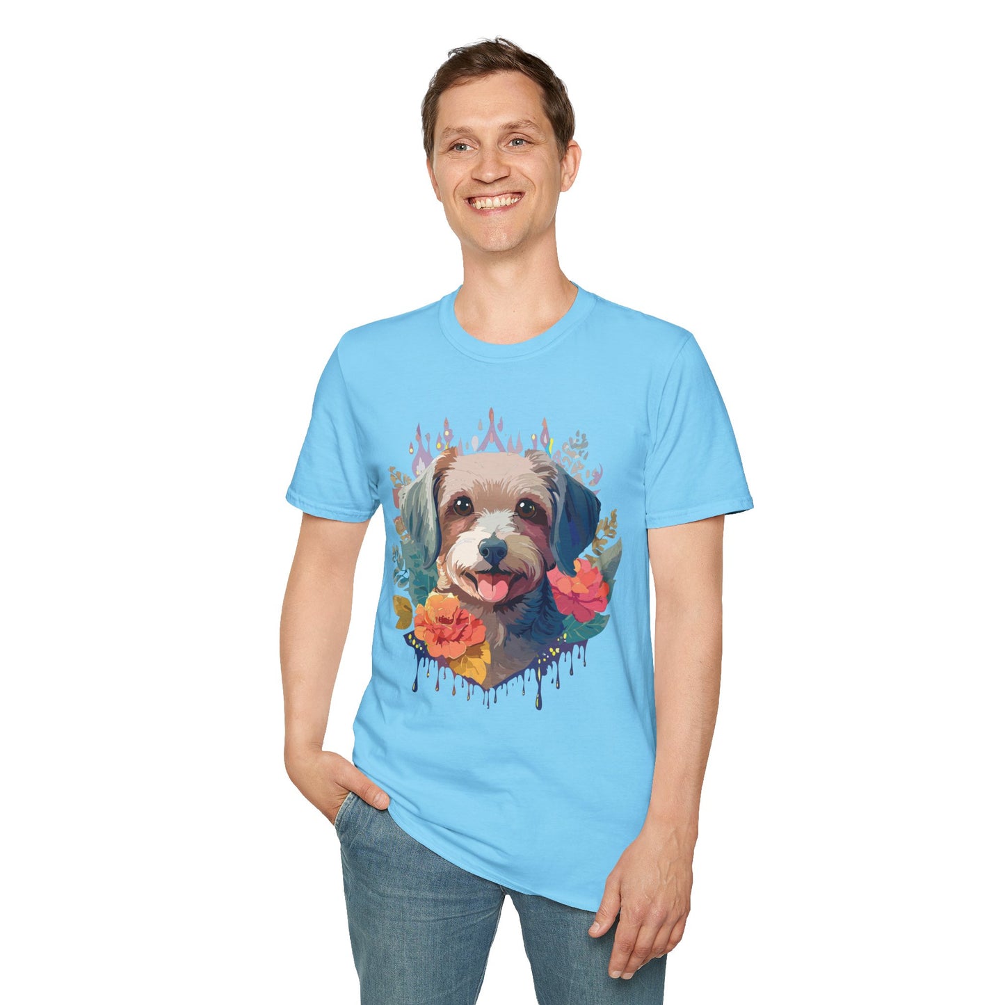 Dog Shirt, Shirt with Dog, Animal Tee, Shirt with Animals