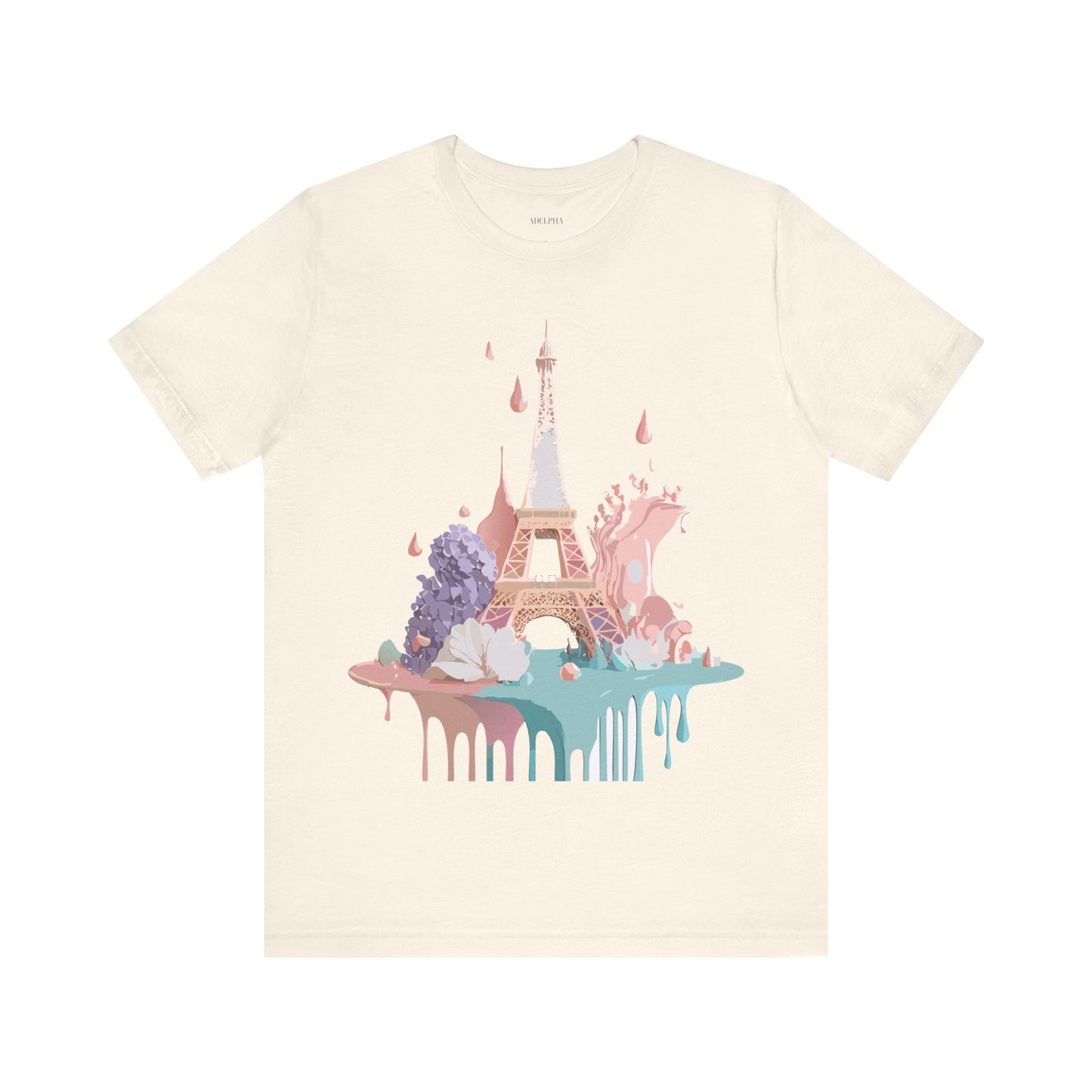 Natural Cotton Tee Shirt - Beautiful Places Collection - Paris