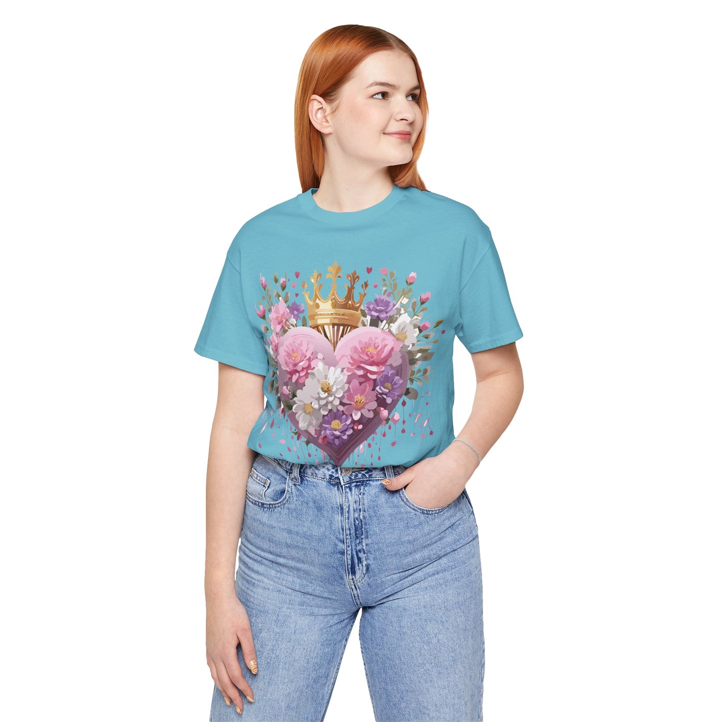 Natural Cotton Tee Shirt - Love story Collection