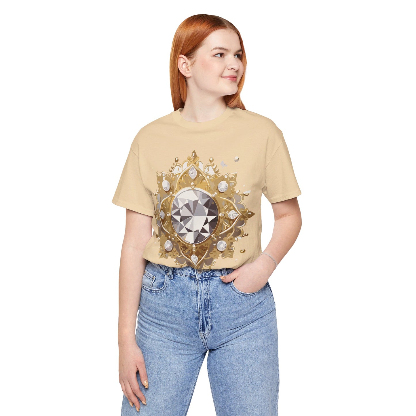 T-Shirt aus natürlicher Baumwolle – Queen Collection