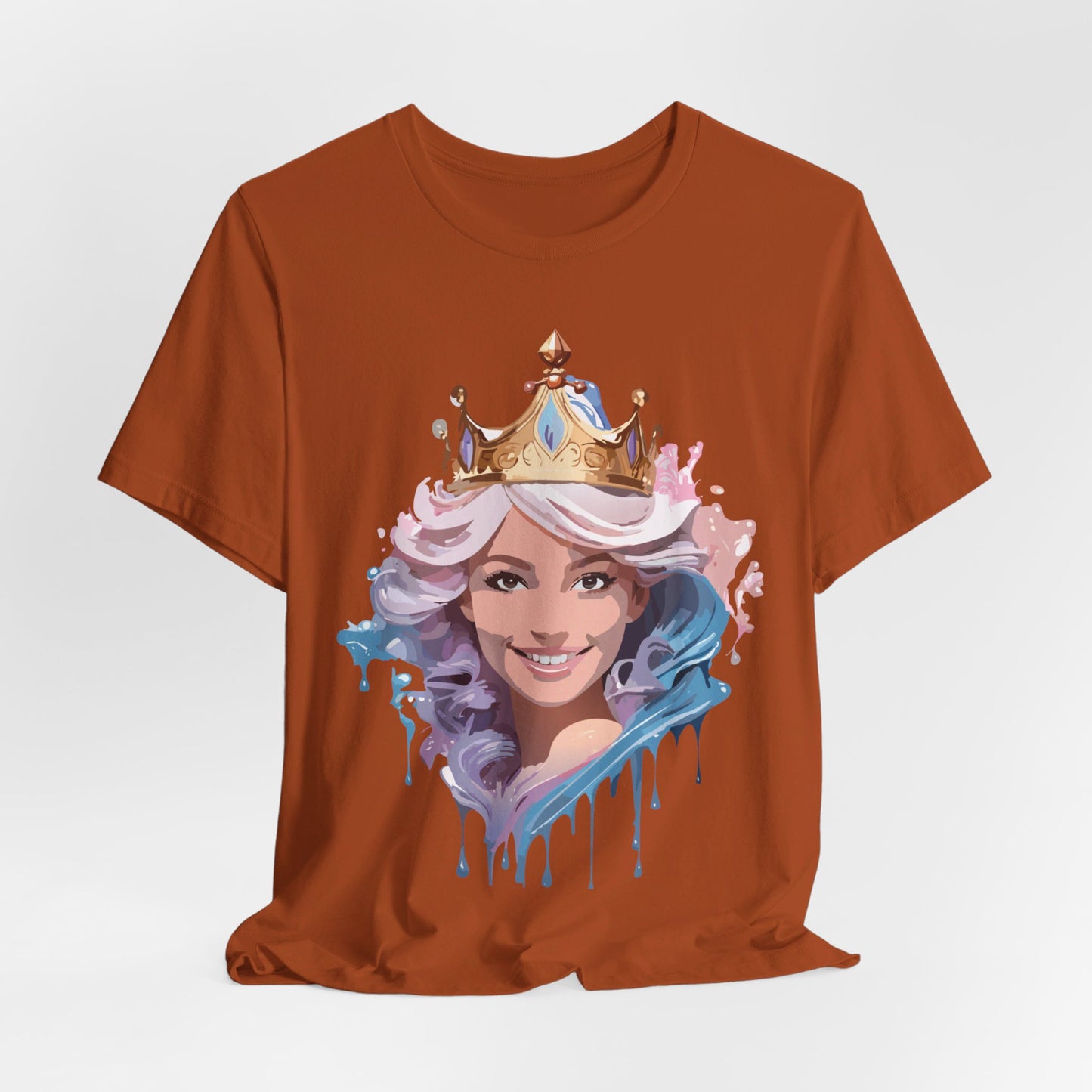 T-Shirt aus natürlicher Baumwolle – Queen Collection