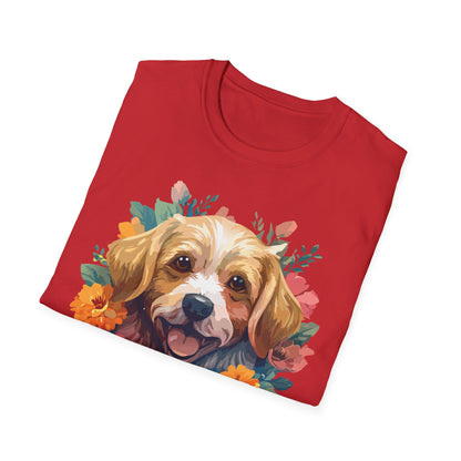 Dog Shirt Unisex Animal Tee Softstyle 64000 Gildan Cotton Tee