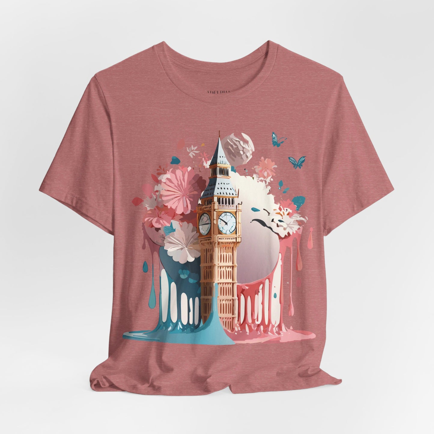 Natural Cotton Tee Shirt - Beautiful Places Collection - London