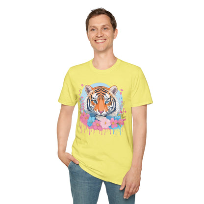 Tiger Shirt Unisex Softstyle T Shirt Gildan 64000 Animal Tee