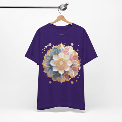 Natural Cotton Tee Shirt - Medallion Collection Printify
