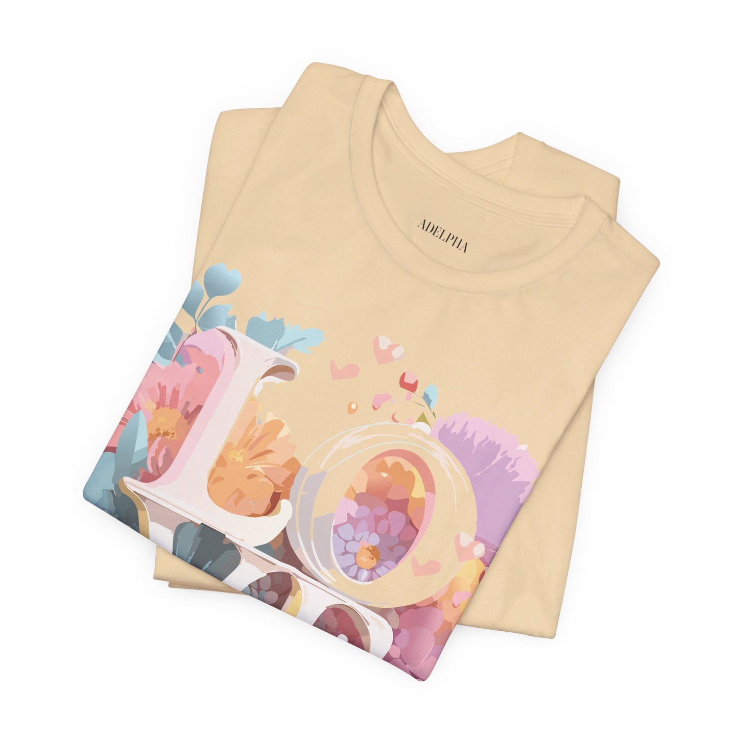 T-shirt en coton naturel - Collection Love story