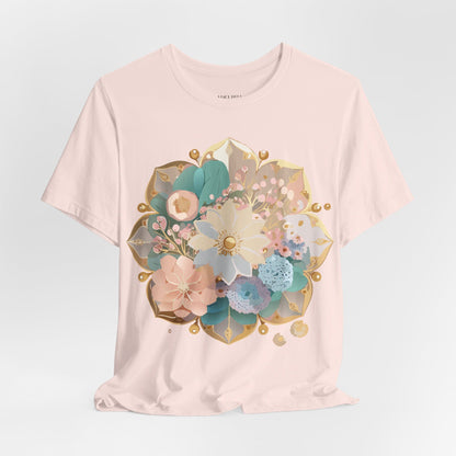 Natural Cotton Tee Shirt - Medallion Collection Printify