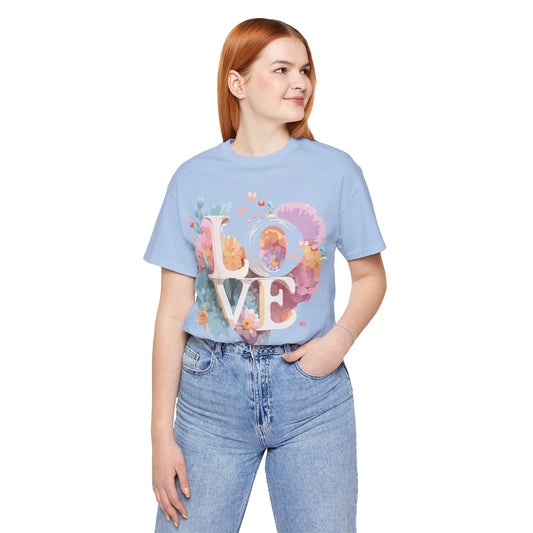 Natural Cotton Tee Shirt - Love story Collection Printify