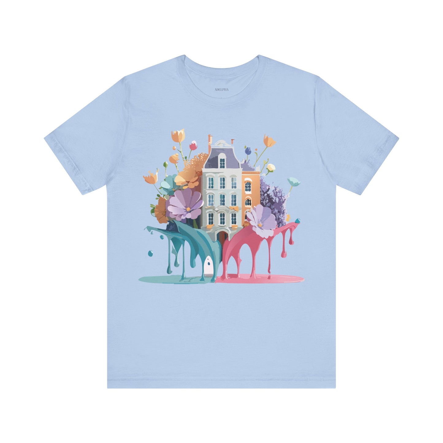 Natural Cotton Tee Shirt - Beautiful Places Collection - Amsterdam