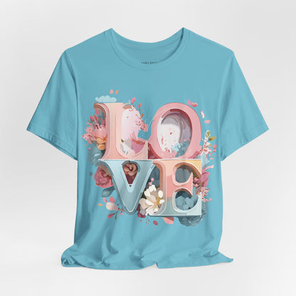 Natural Cotton Tee Shirt - Love story Collection Printify