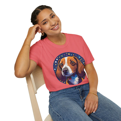 Dog Shirt Unisex Animal Tee Gildan Softstyle 64000 Short Sleeve