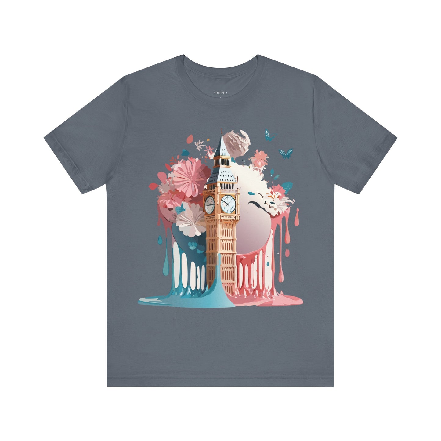 Natural Cotton Tee Shirt - Beautiful Places Collection - London